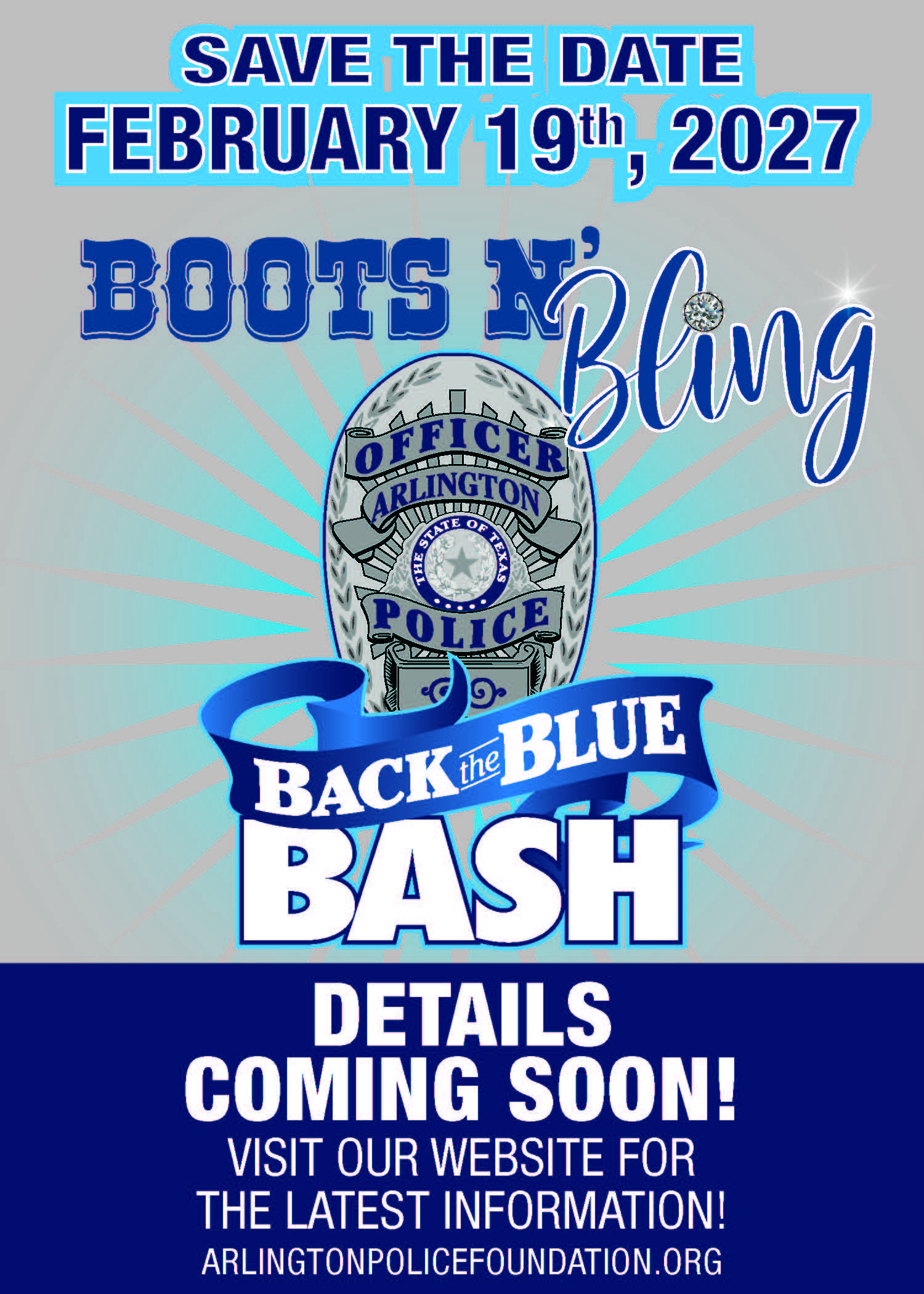 Back the Blue Bash Event 02/19/2027